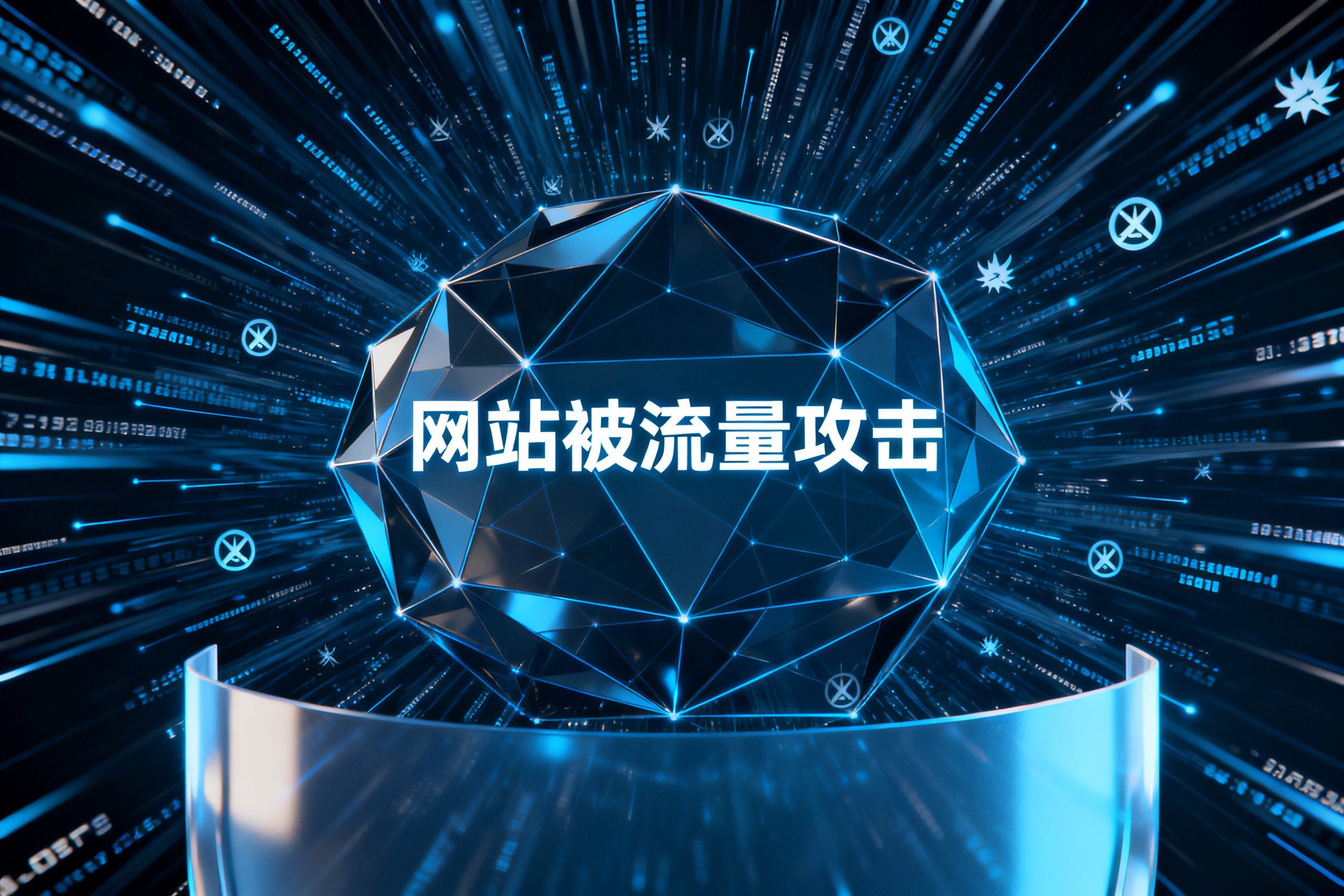 网站被流量攻击