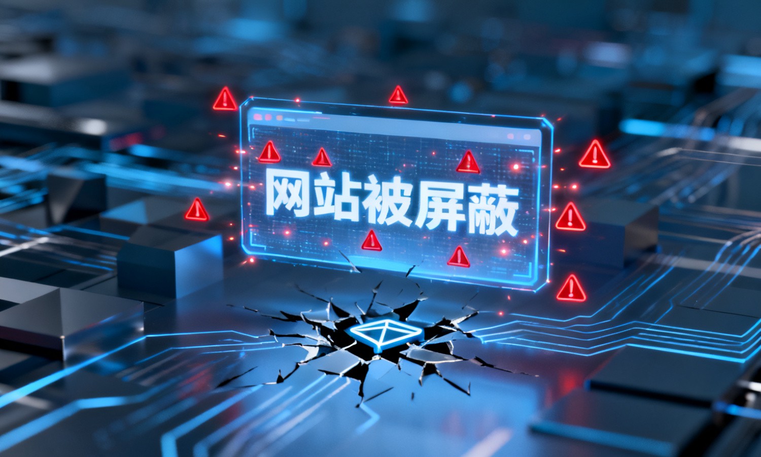 网站被屏蔽