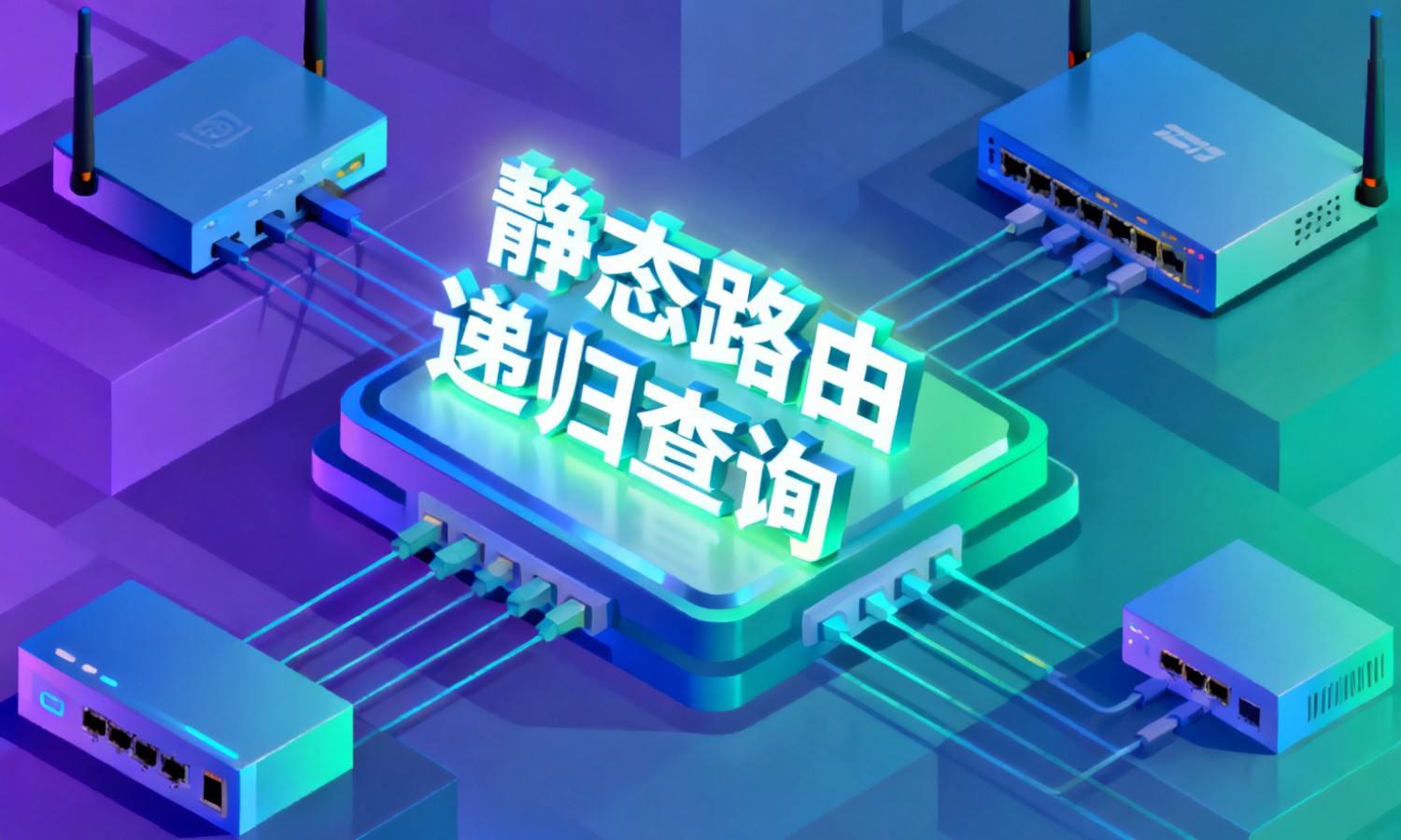 静态路由递归查询