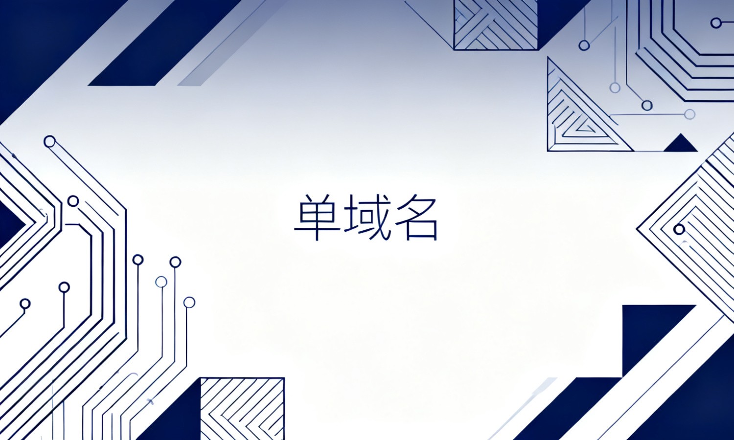 单域名