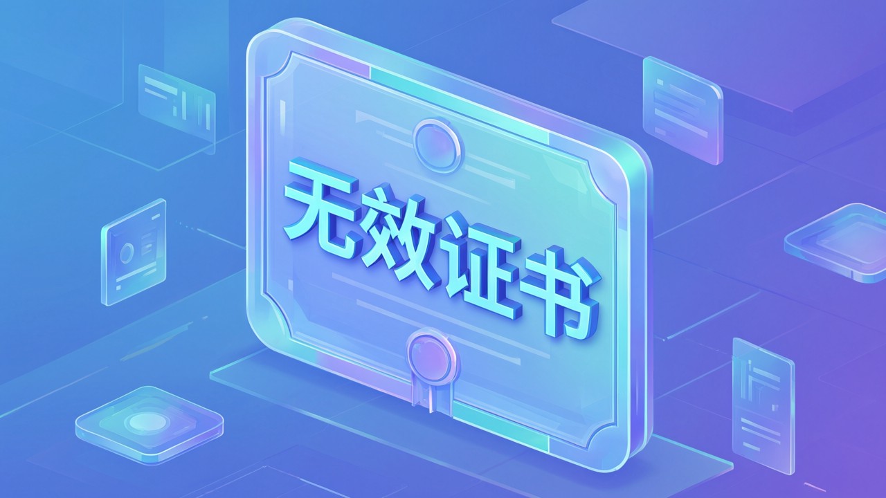 无效证书